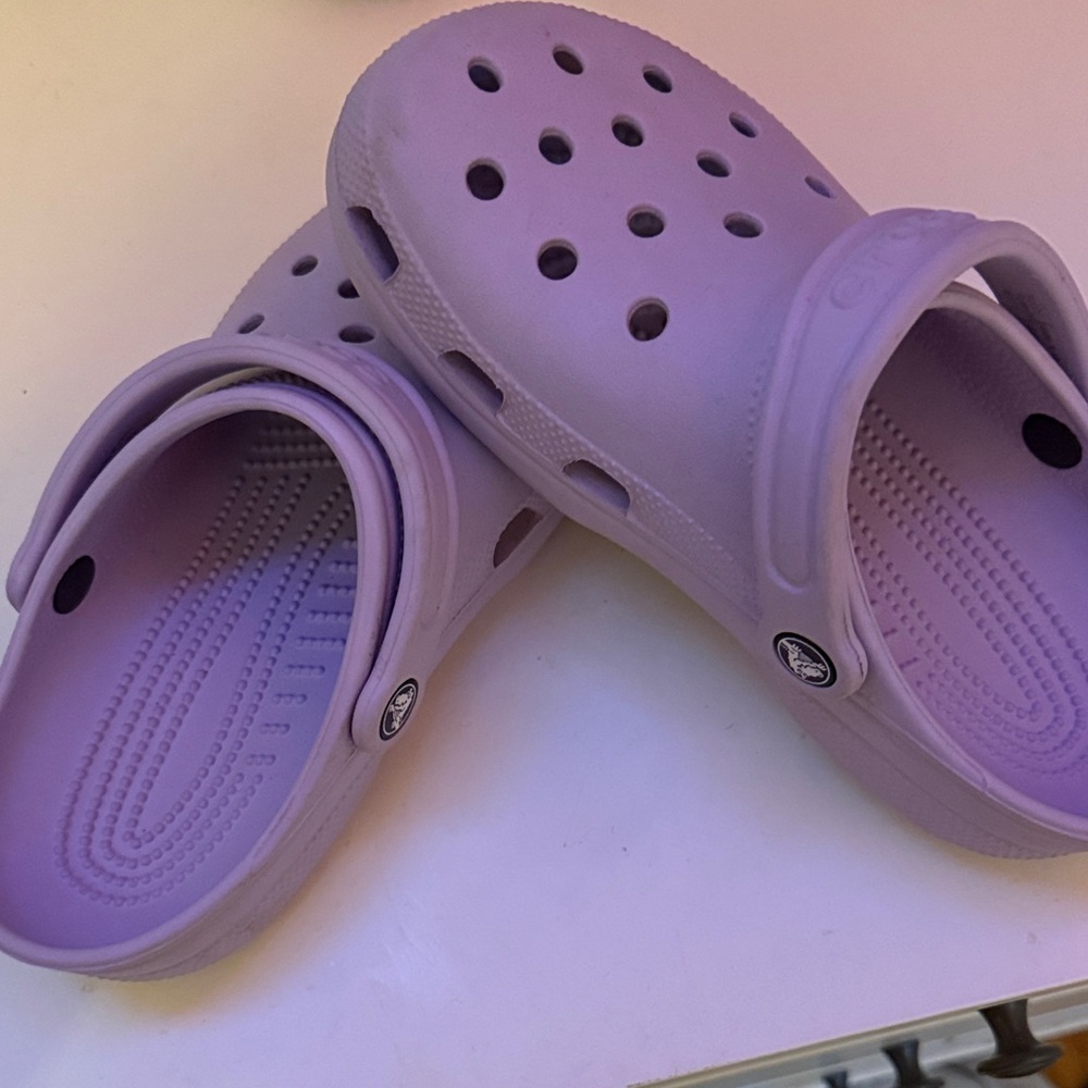 CROCS Kids Lavender Sandals - Picture 2 of 3